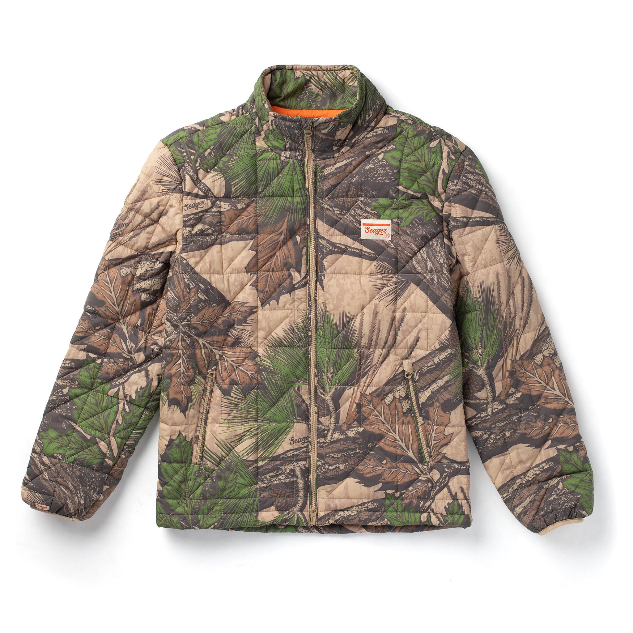 Ruff & Tuff Puff Jacket Mock Neck Seager Camo