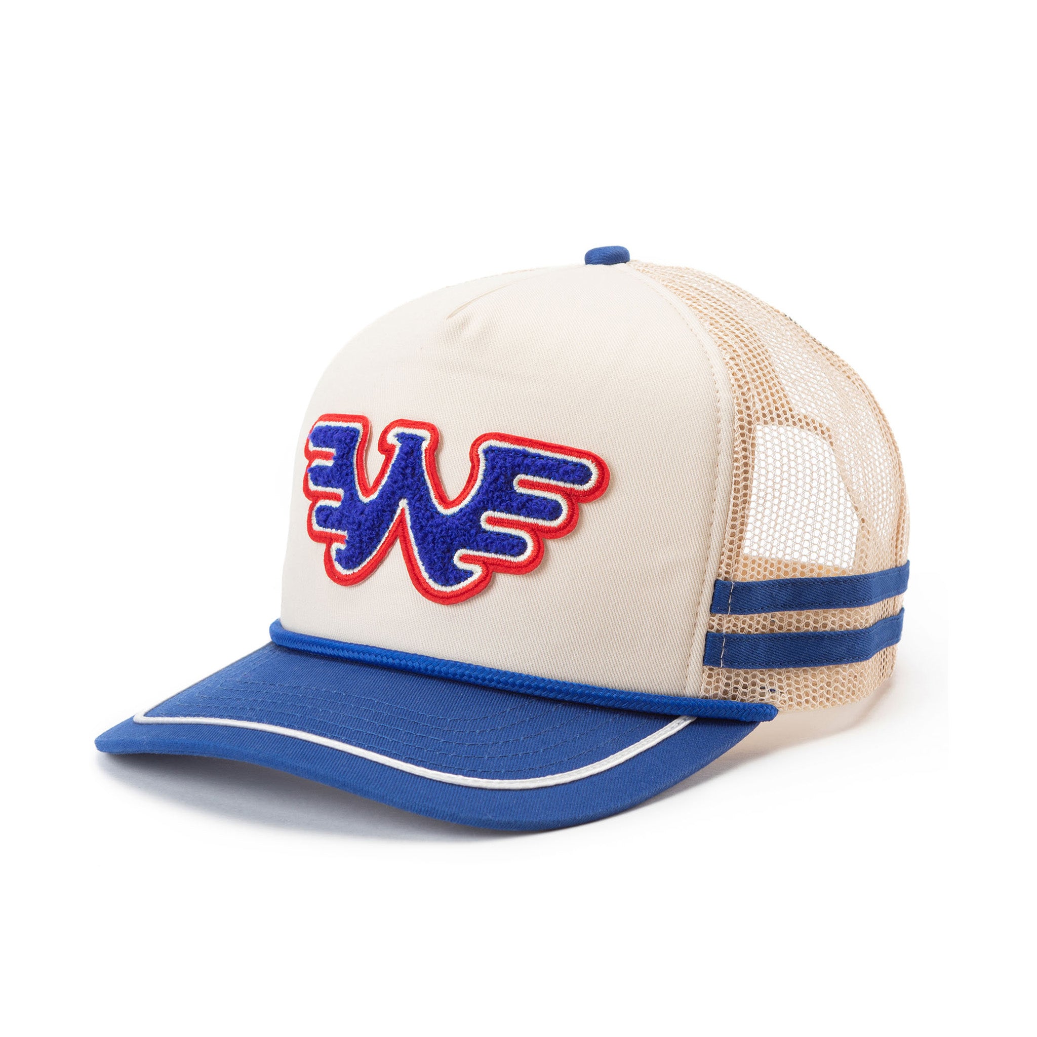 Seager x Waylon Jennings Flying W Snapback Blue/Cream