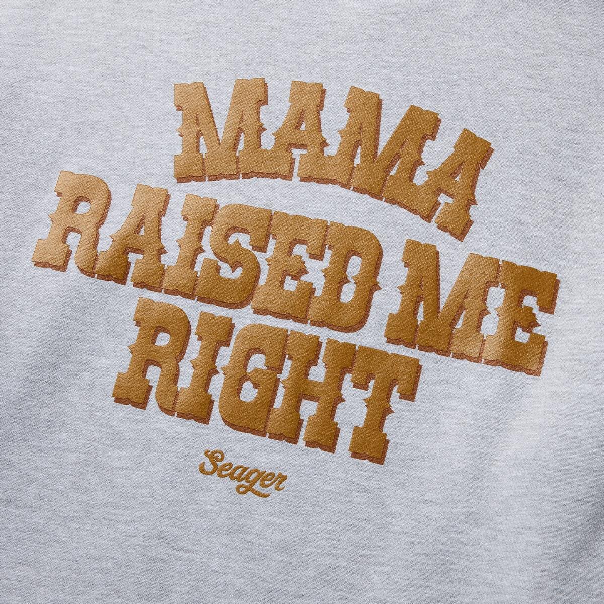 Raised Right Crew Heather Grey