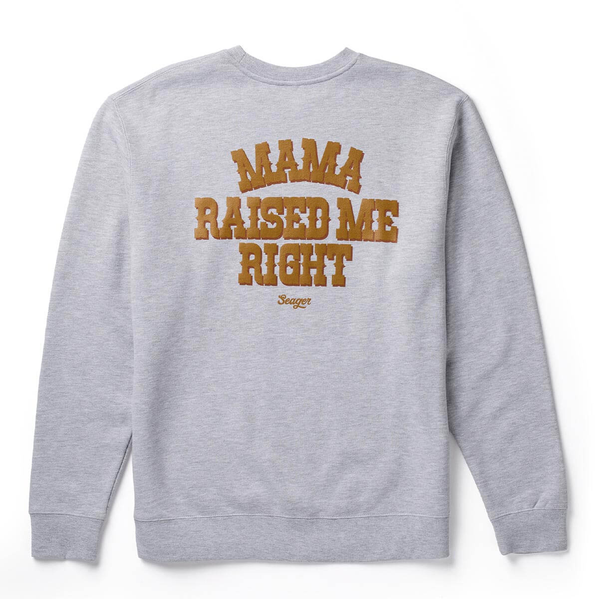 Raised Right Crew Heather Grey