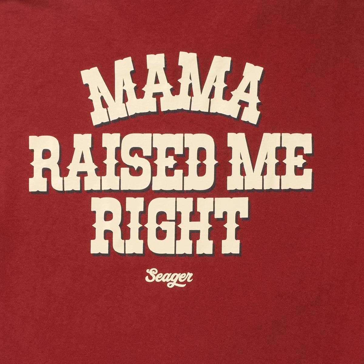 Raised Right Tee Roasted Red