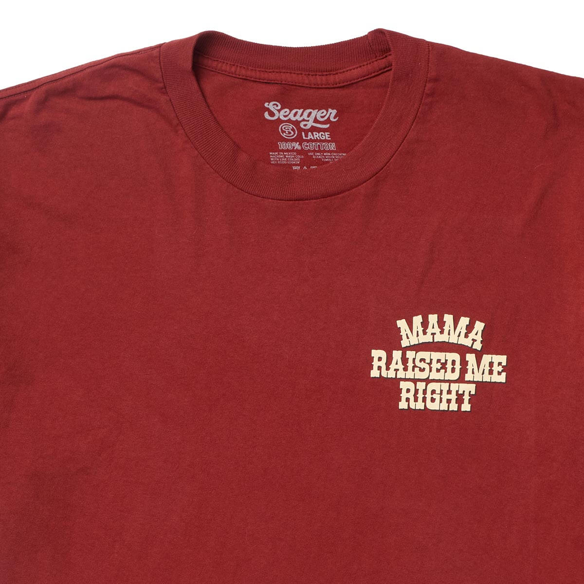 Raised Right Tee Roasted Red
