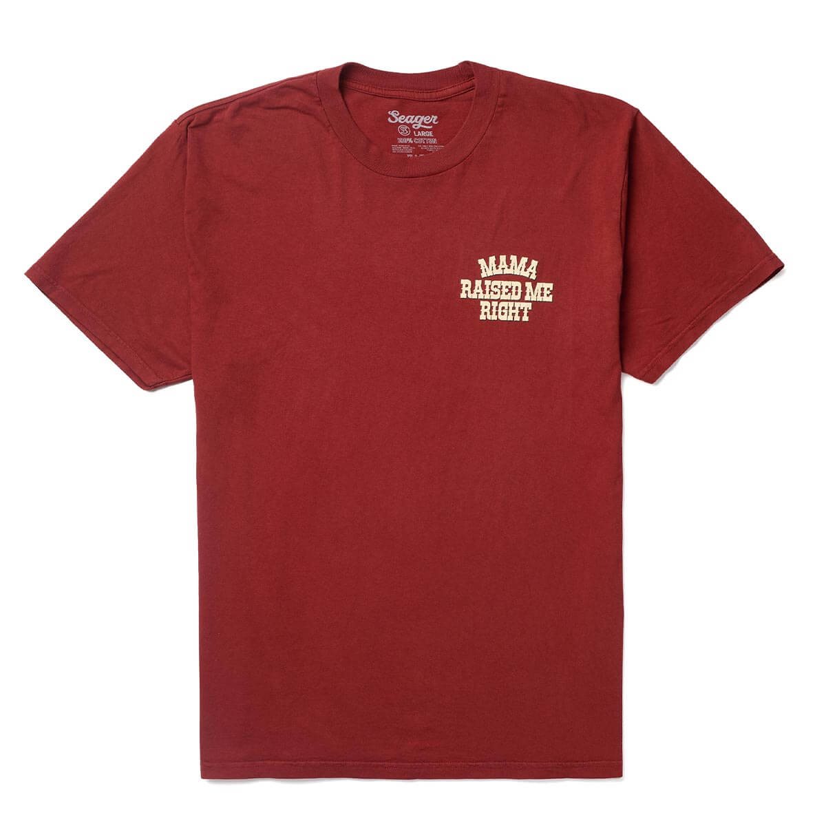 Raised Right Tee Roasted Red