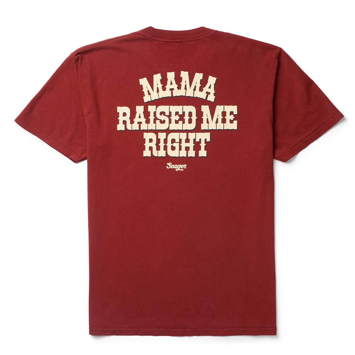 Raised Right Tee Roasted Red