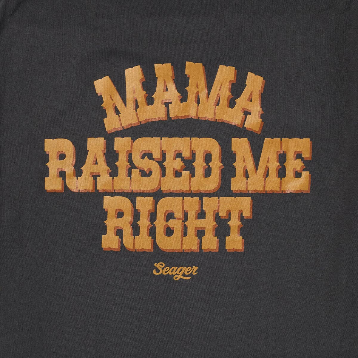 Raised Right Tee Vintage Black
