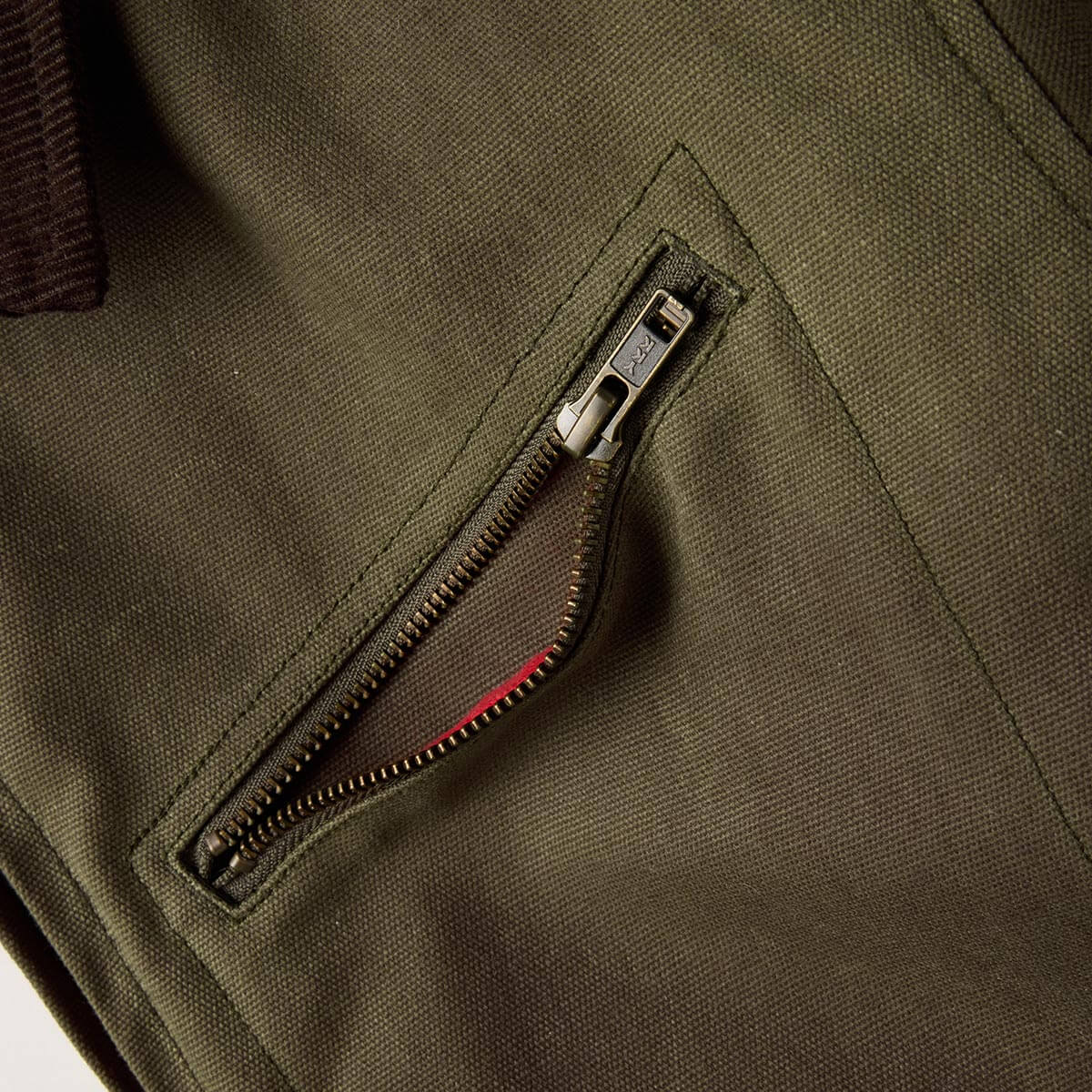 Ranch Jacket Waxed Brown Olive