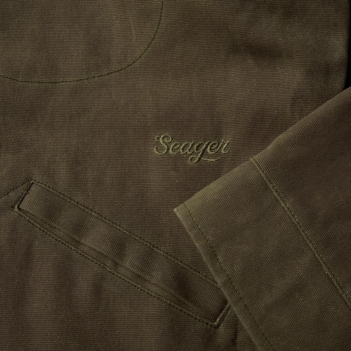 Ranch Jacket Waxed Brown Olive