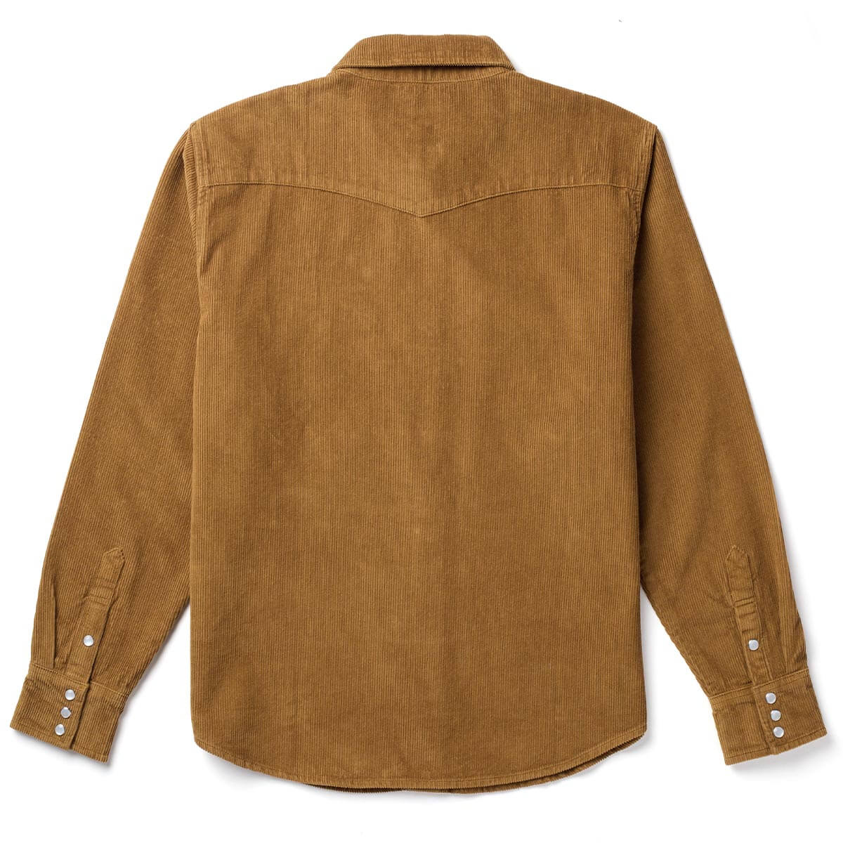 Reagan Pearl Snap Corduroy Carmel