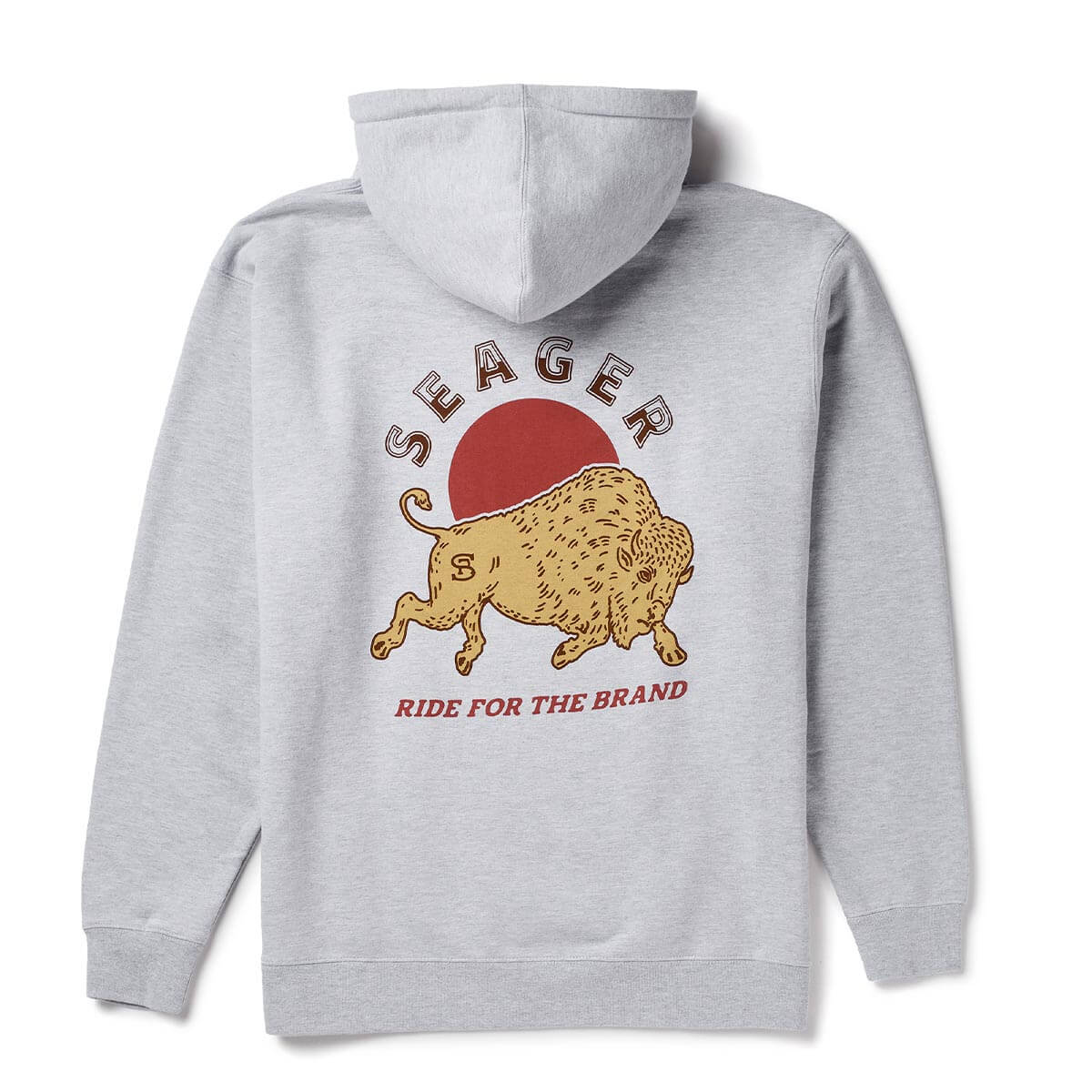 Ride For The Brand Hoodie Heather Grey