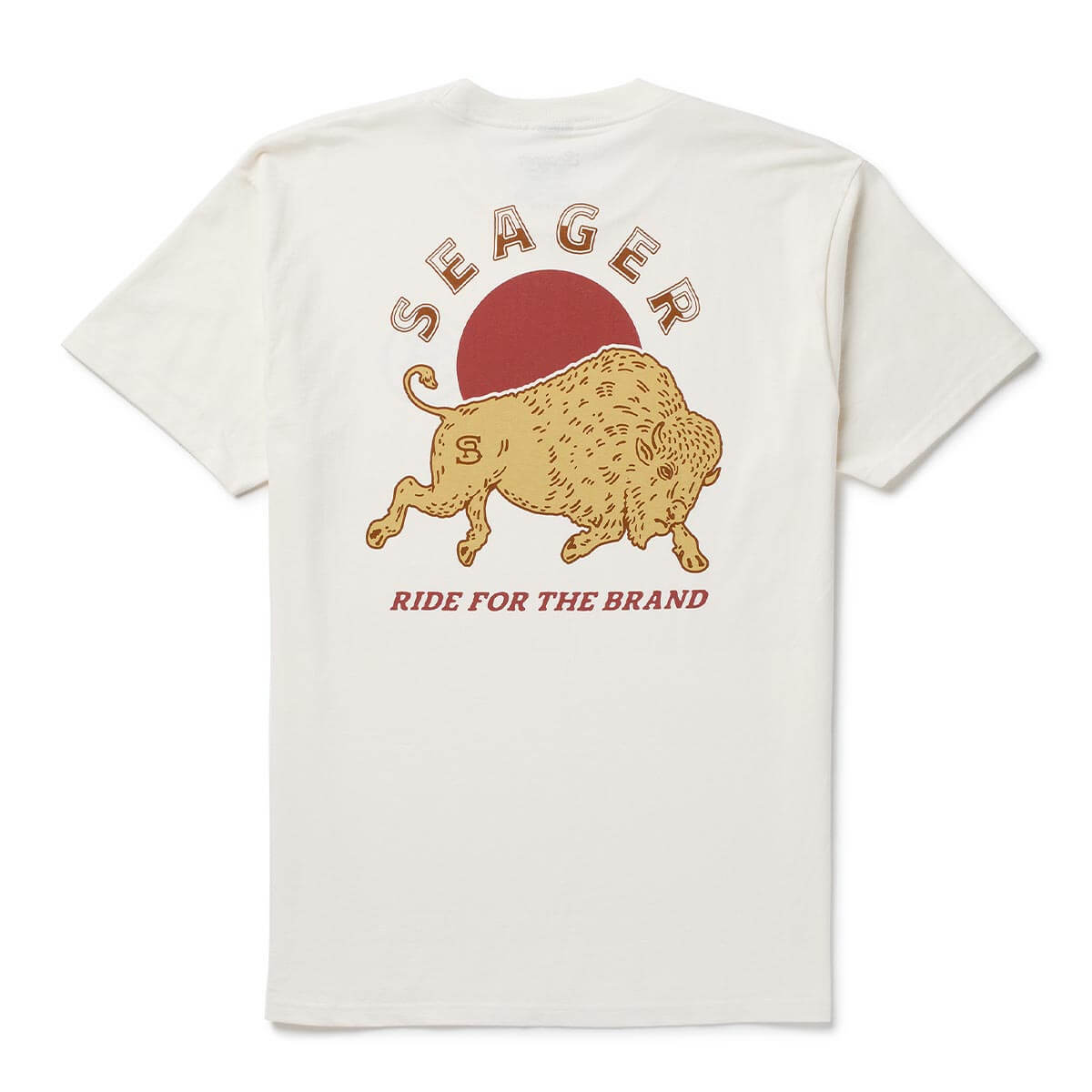 Ride For The Brand Tee Vintage White