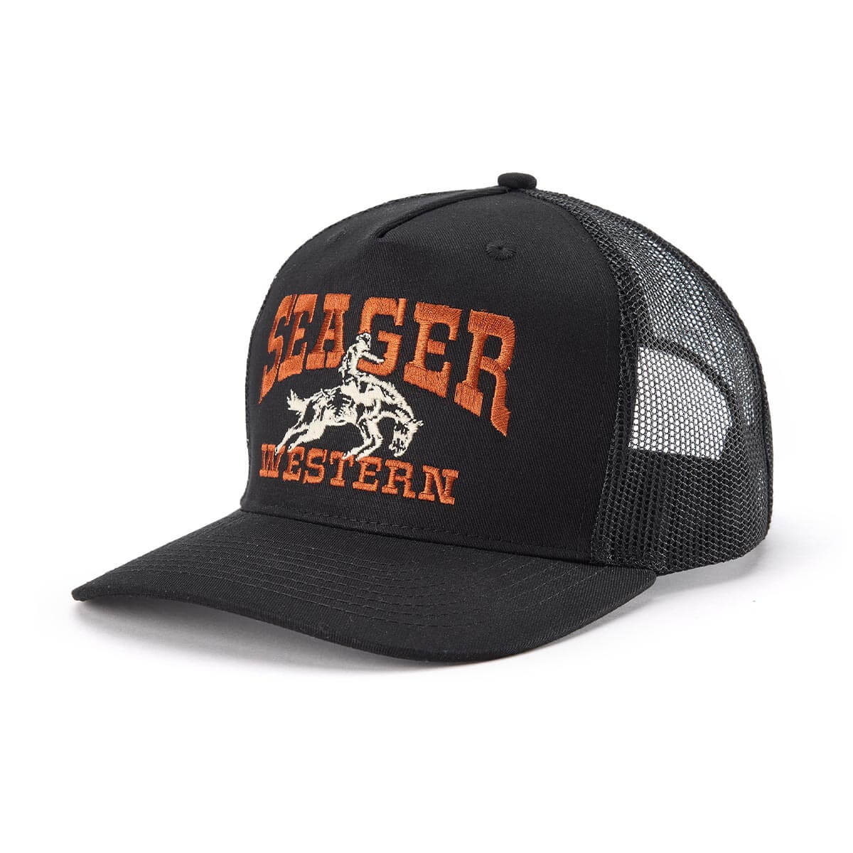 Rodeo Trucker Snapback Black