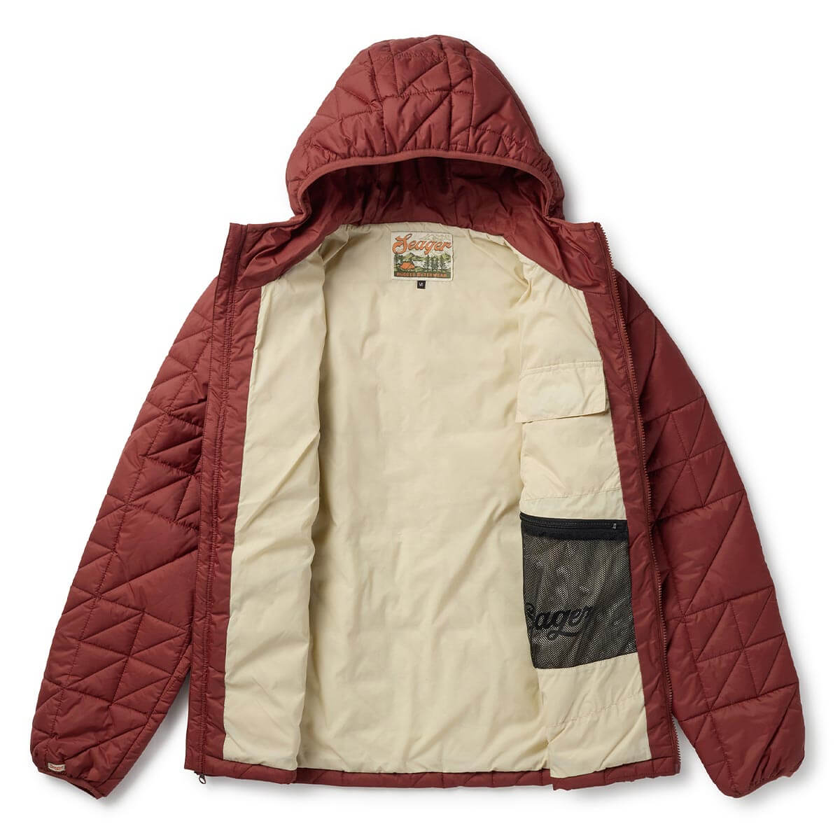 Ruff & Tuff Puff Jacket Red Rock
