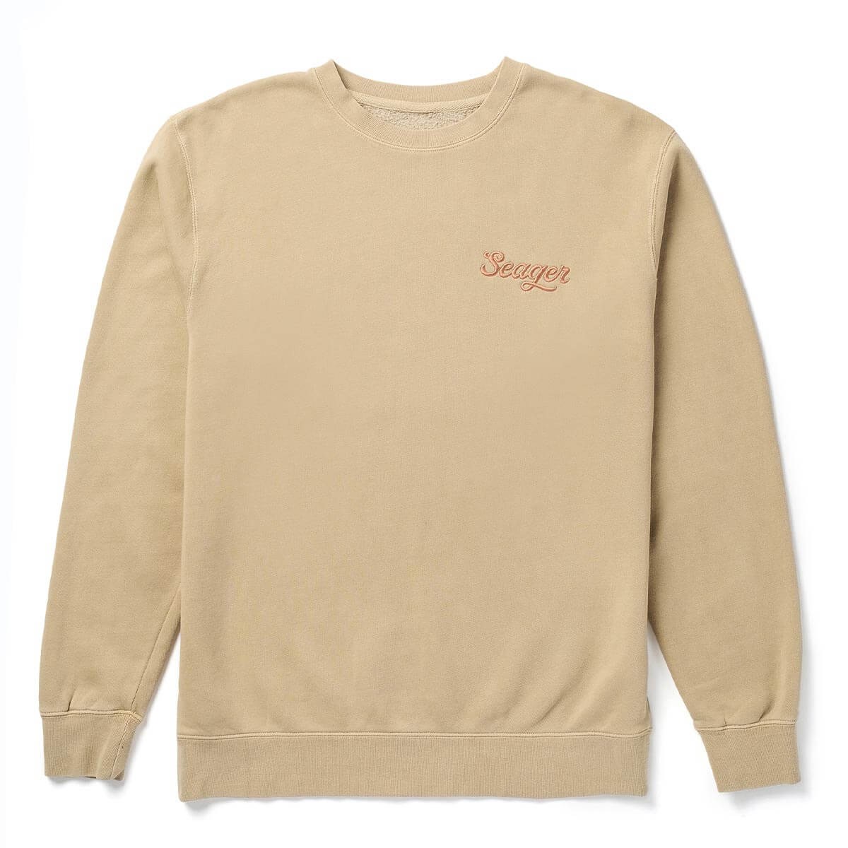 Russ Embroidered Heavy-Weight Crew Pigment Stone