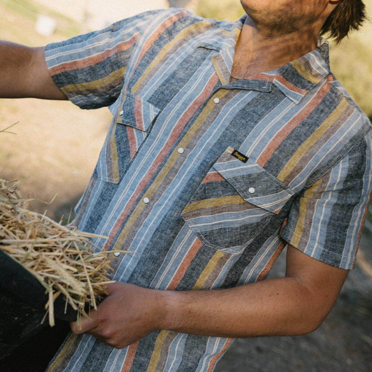 Whippersnapper S/S Shirt Washed Stripe Navy – Seager Co.