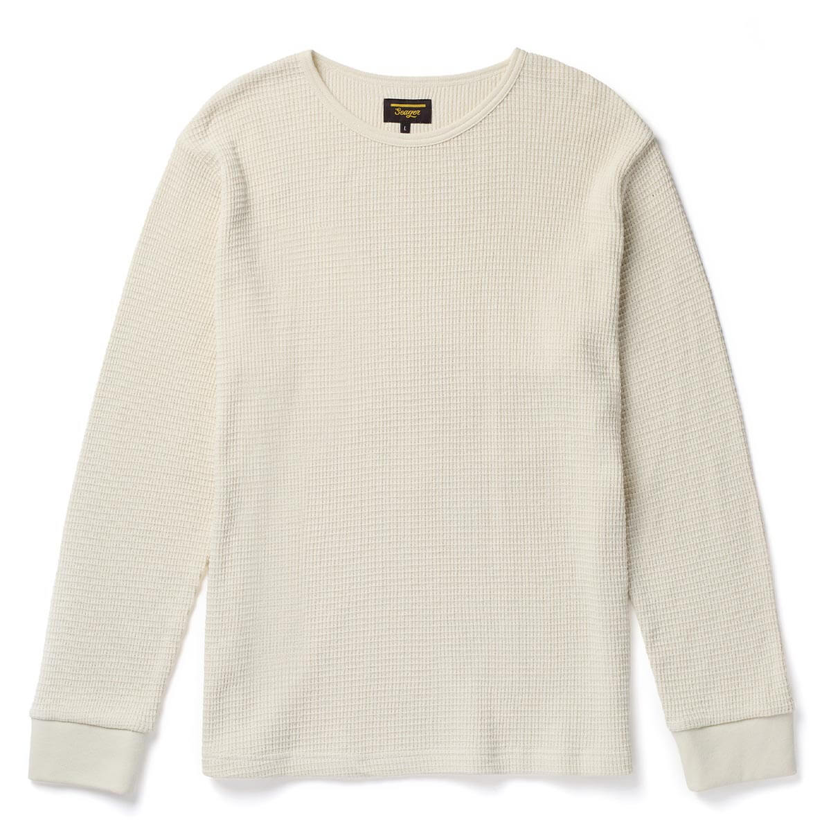 Sawpit Crew L/S Thermal Vintage White