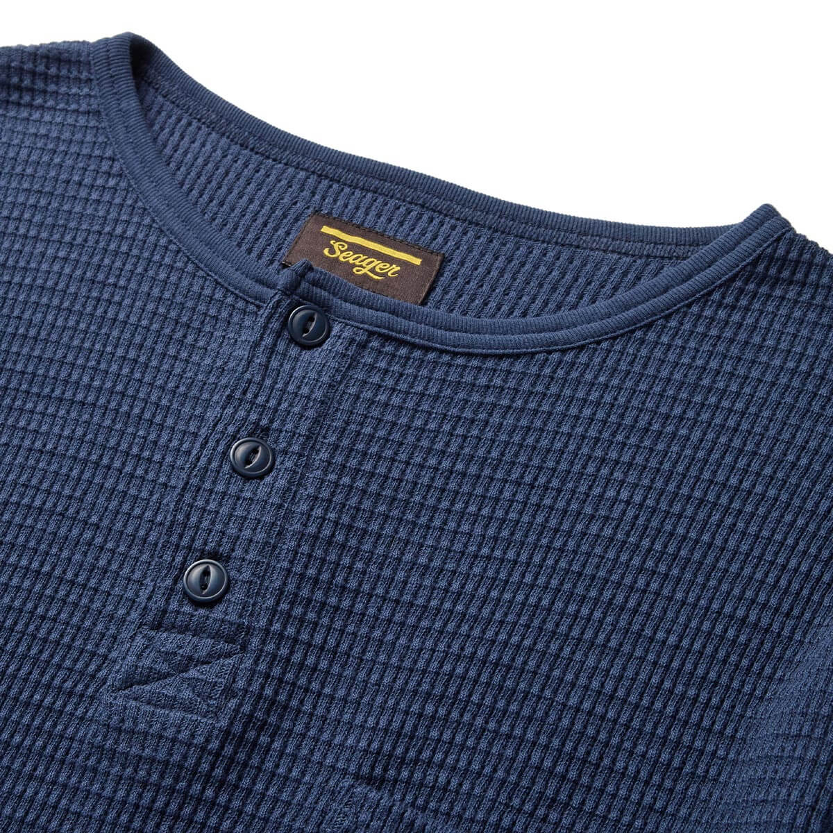 Sawpit Henley L/S Thermal Navy