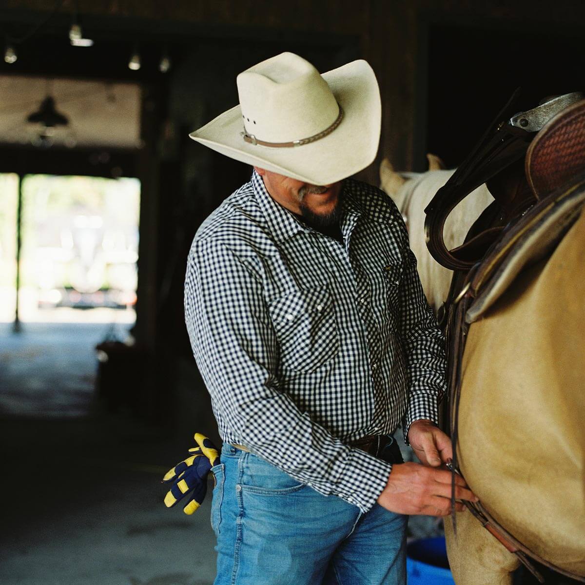 Sawtoof L/S Shirt Blue Check