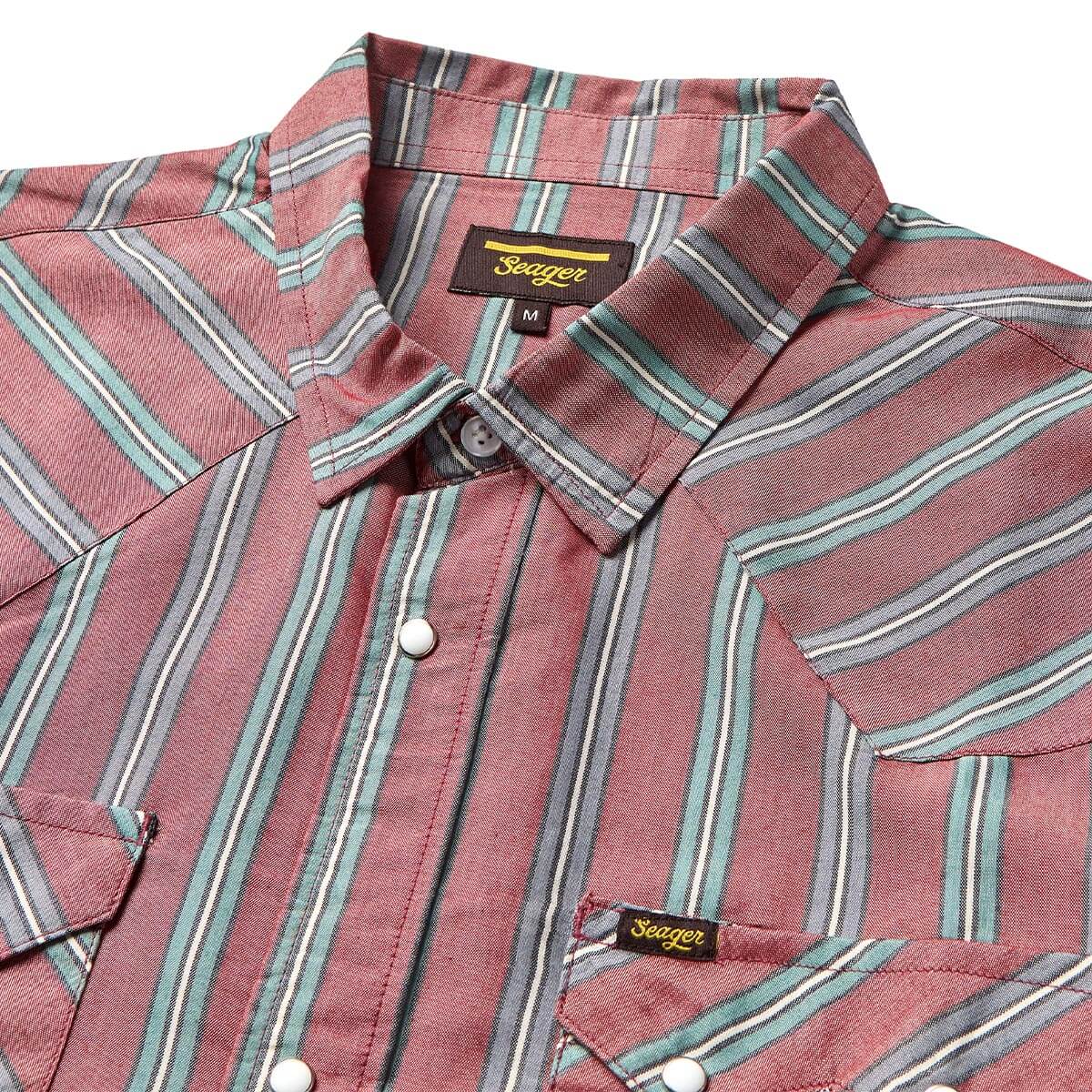 Sawtoof L/S Shirt Red Rock Stripe