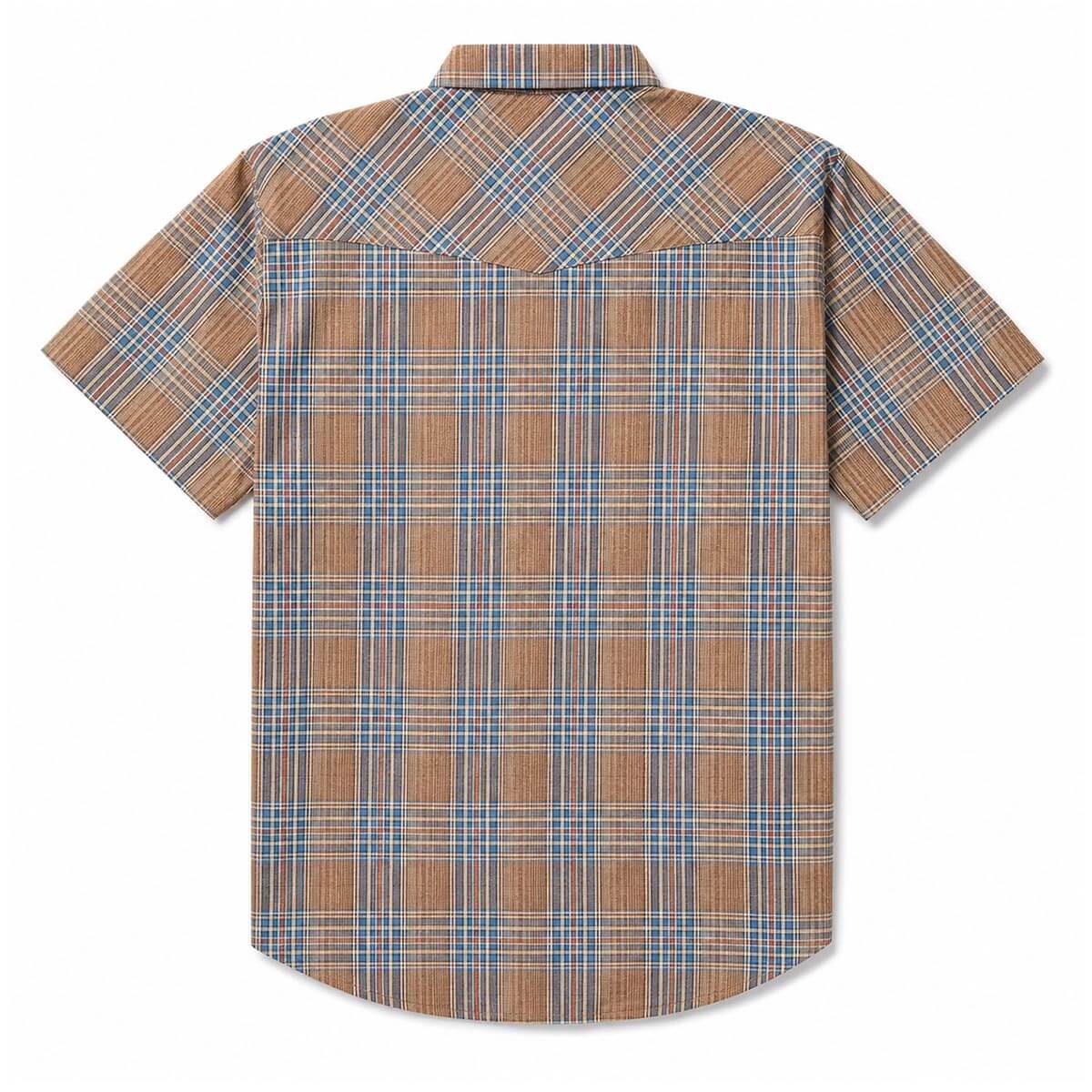 Sawtoof S/S Shirt Faded Navy Plaid