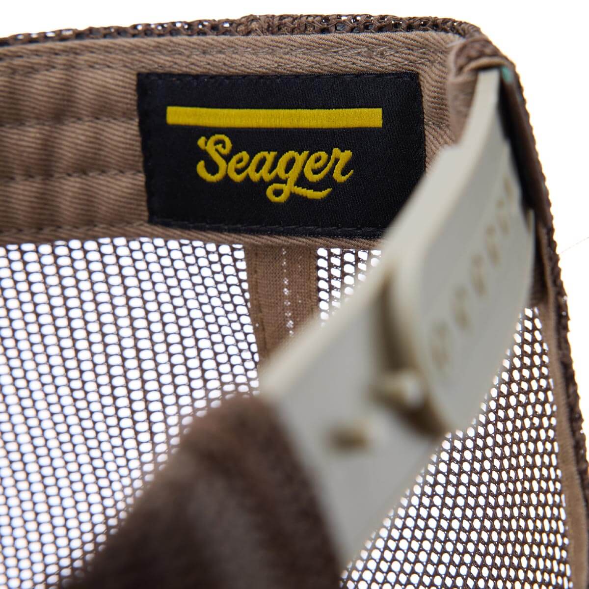 Seager x Benchmade Waxed Trucker Snapback Brown