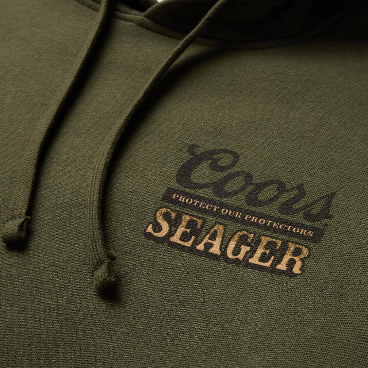 Seager x Coors Banquet Brush Truck Hoodie Army
