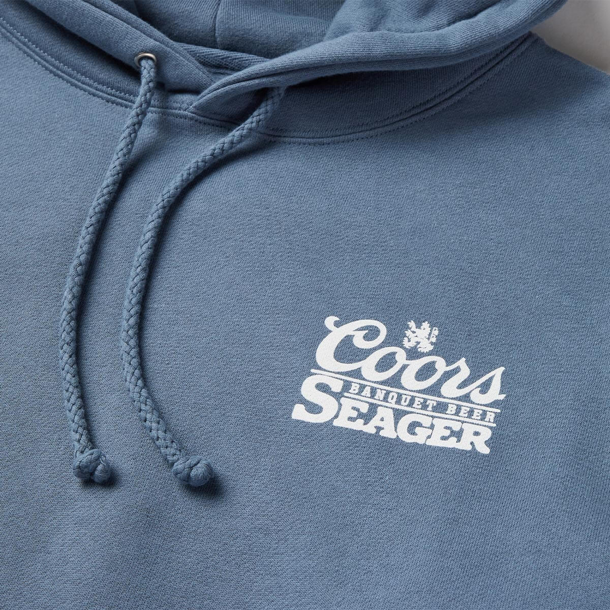 Seager x Coors Banquet Bumper Hoodie Steel Blue