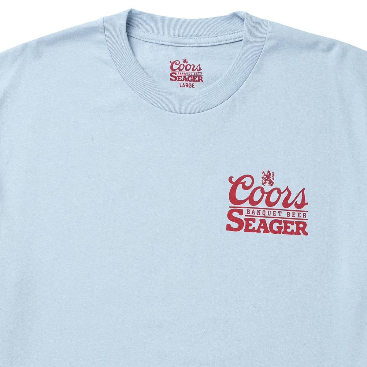 Seager x Coors Banquet Bumper Tee Blue