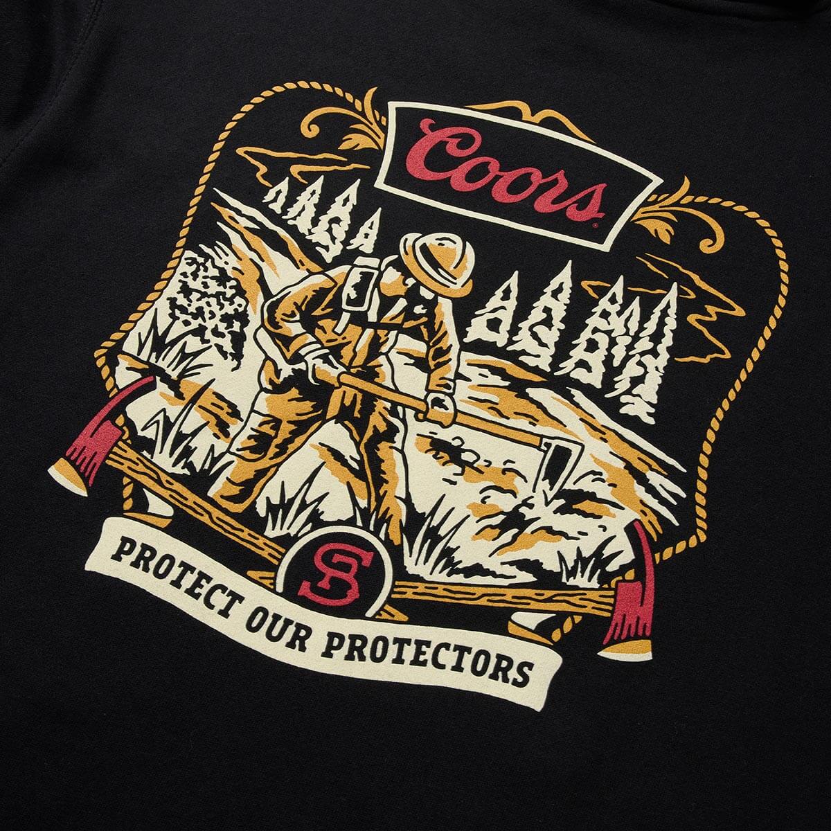 Seager x Coors Banquet Forest Line Hoodie Black