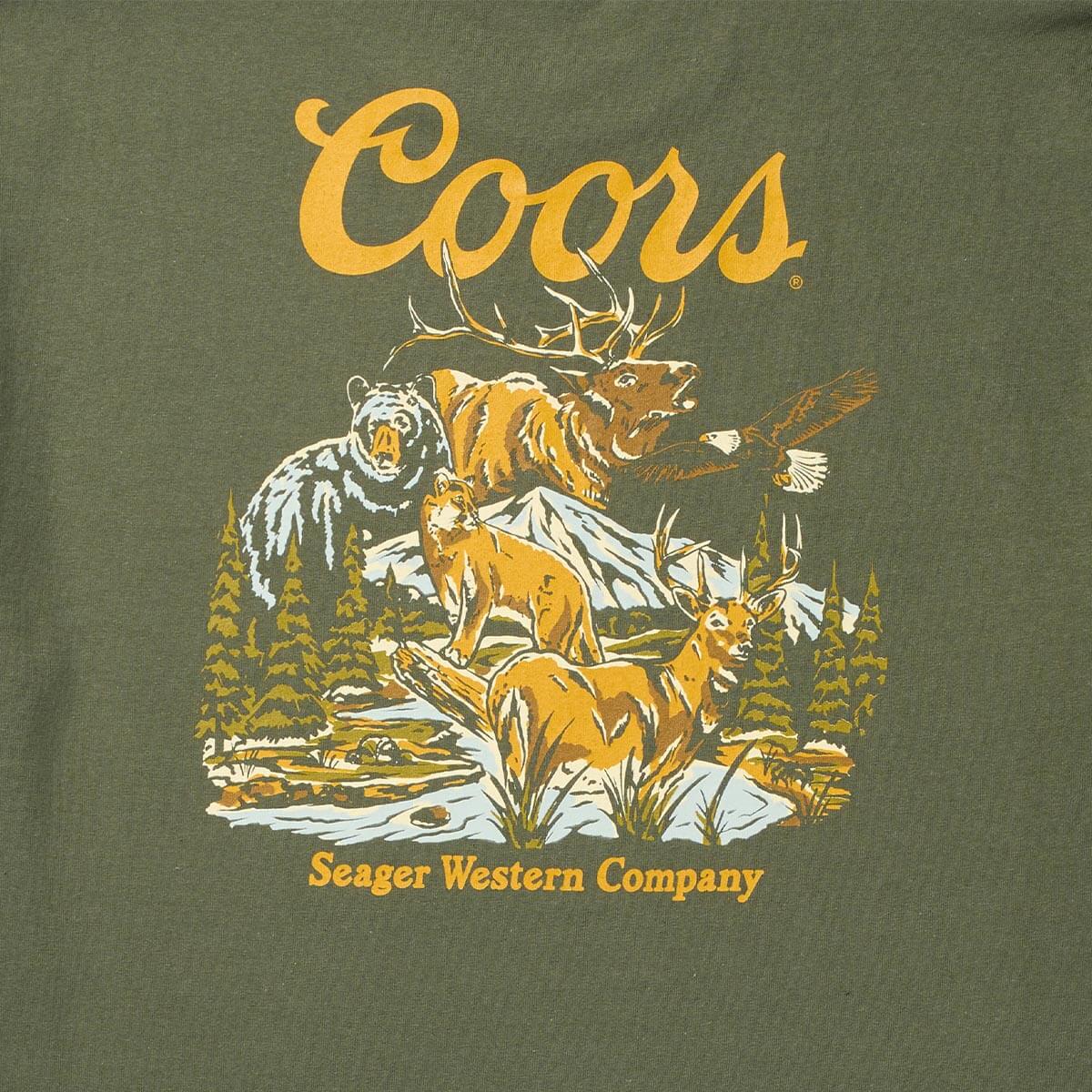 Seager x Coors Banquet Preserve Tee Surplus Green