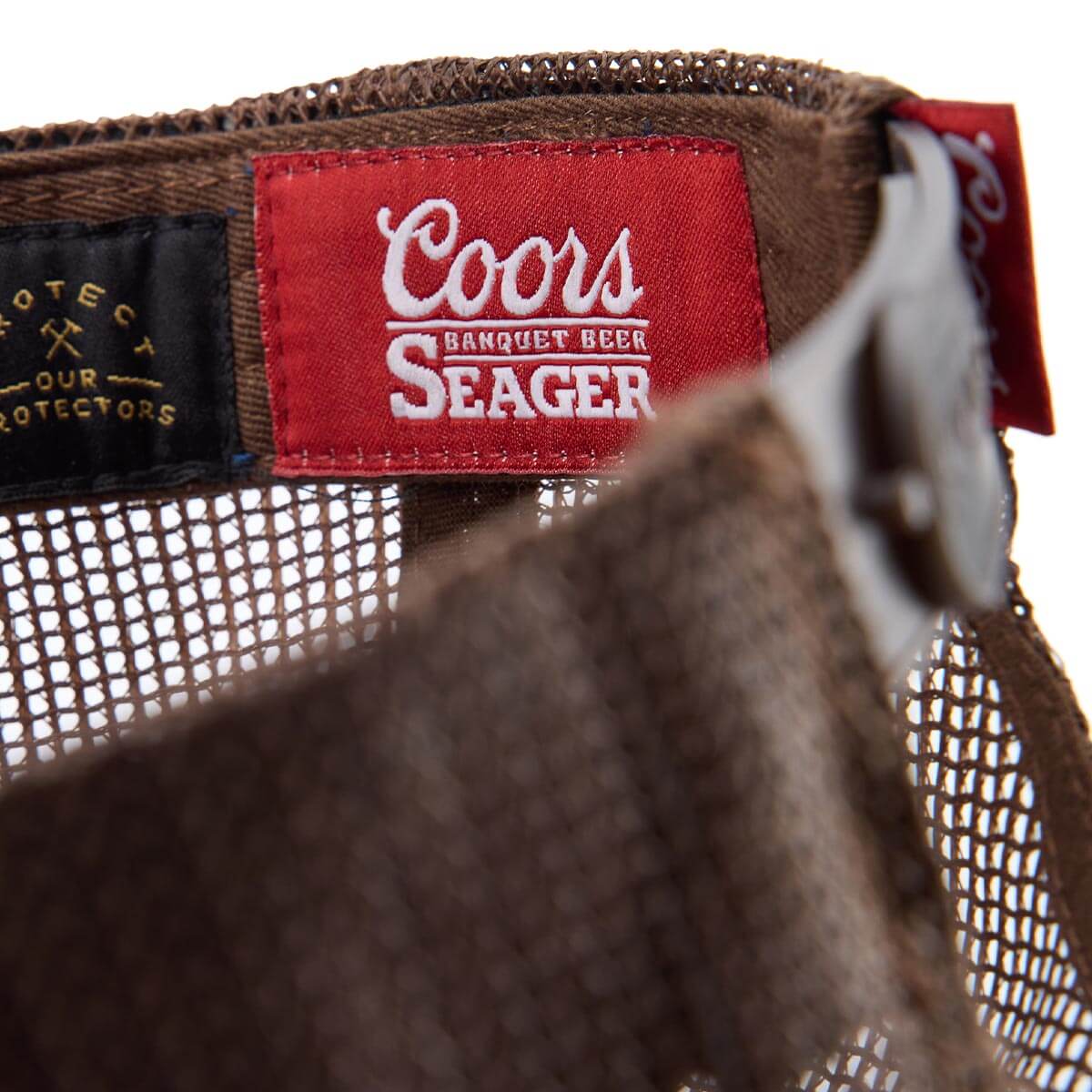 Seager x Coors Banquet Protectors Badge Wax Snapback Army