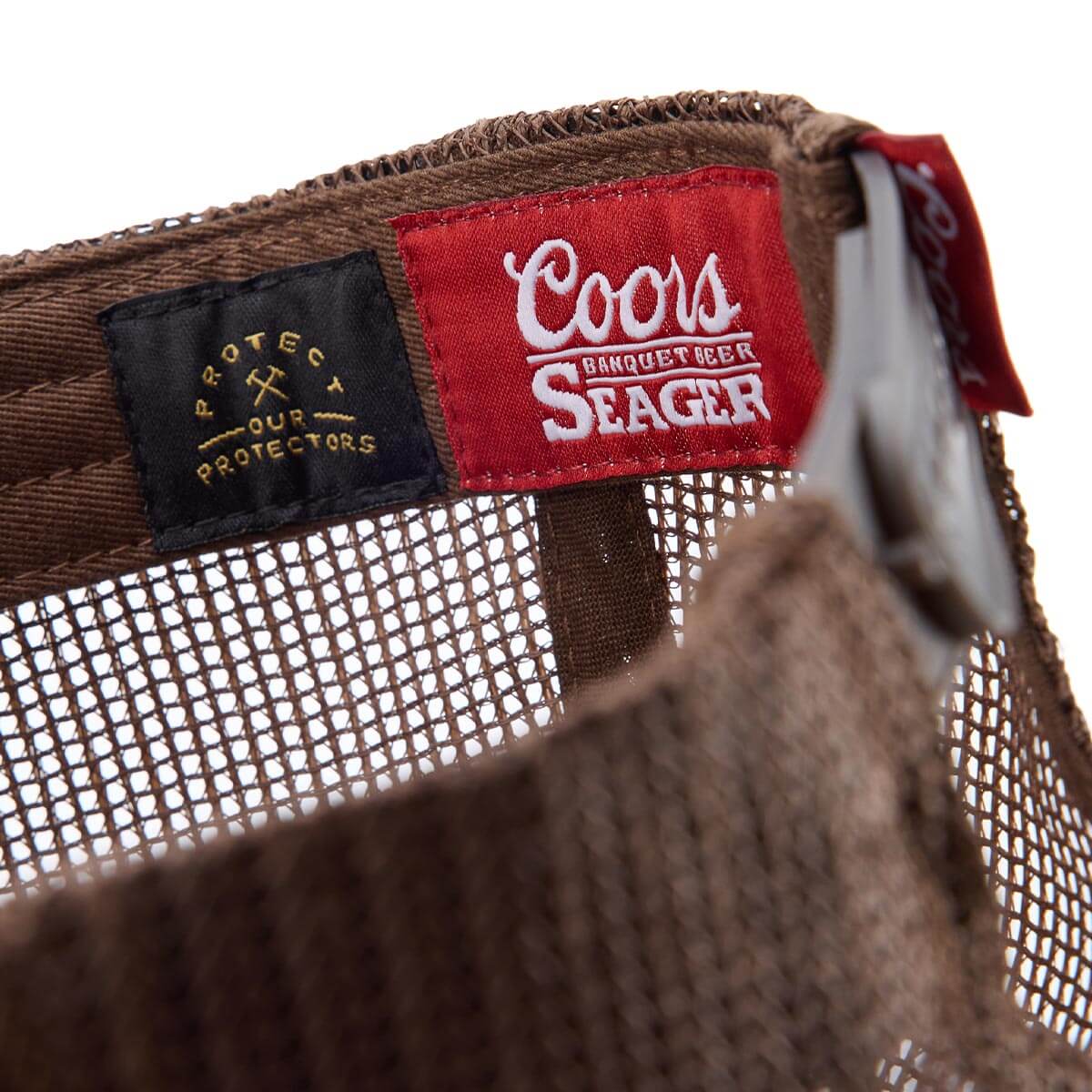 Seager x Coors Banquet Protectors Badge Wax Snapback Brown