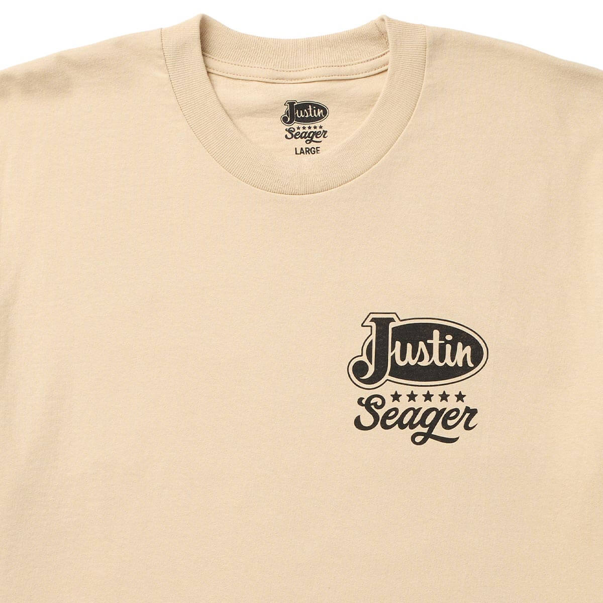 Seager x Justin Boots Legacy Tee Sand