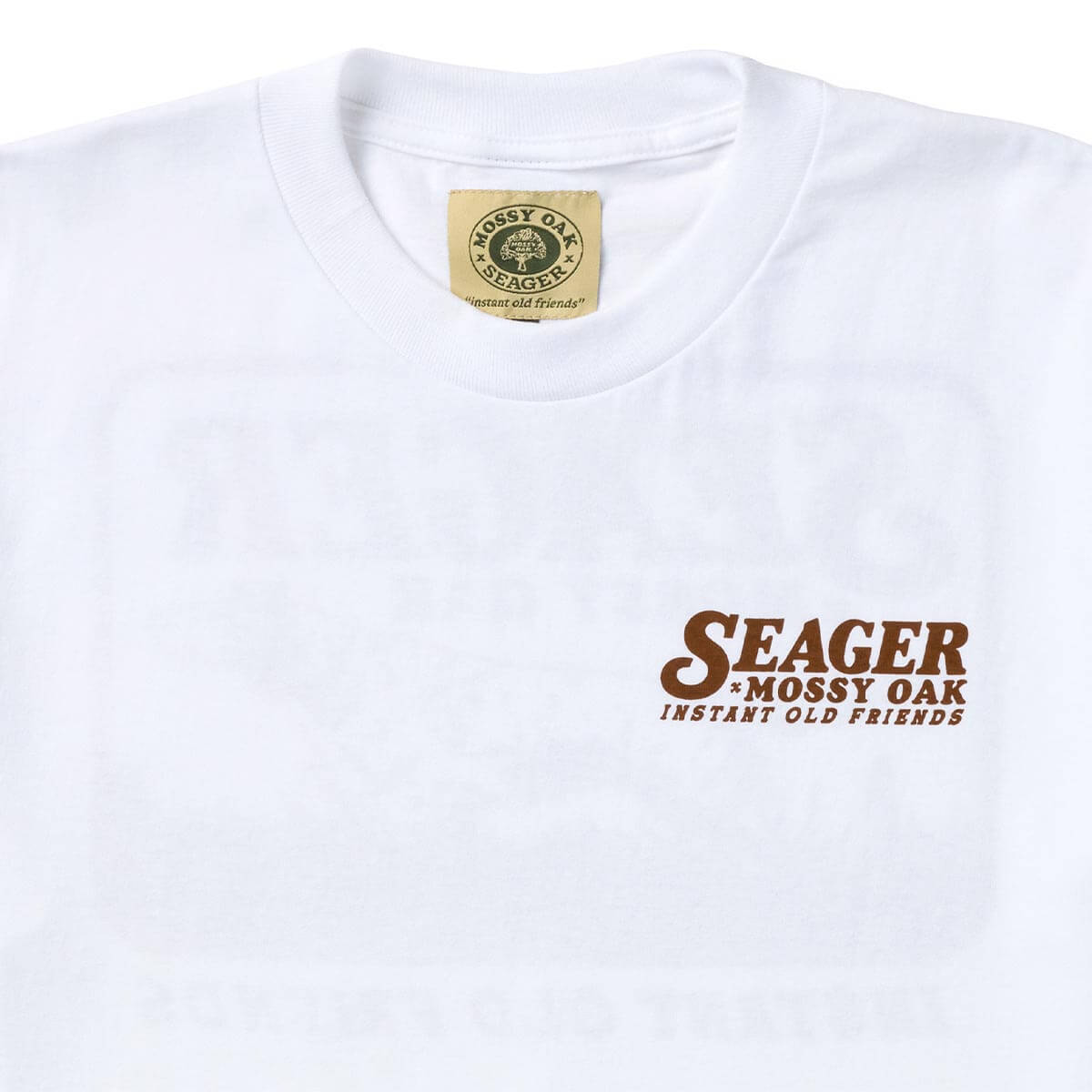 Seager x Mossy Oak Bird Dog Tee White