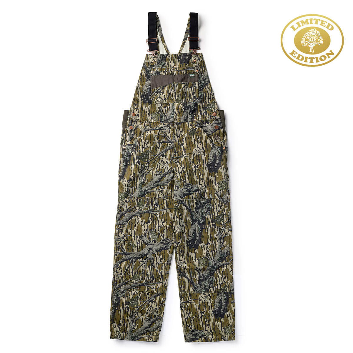 Seager x Mossy Oak Bison Double Knee Overall Original Treestand