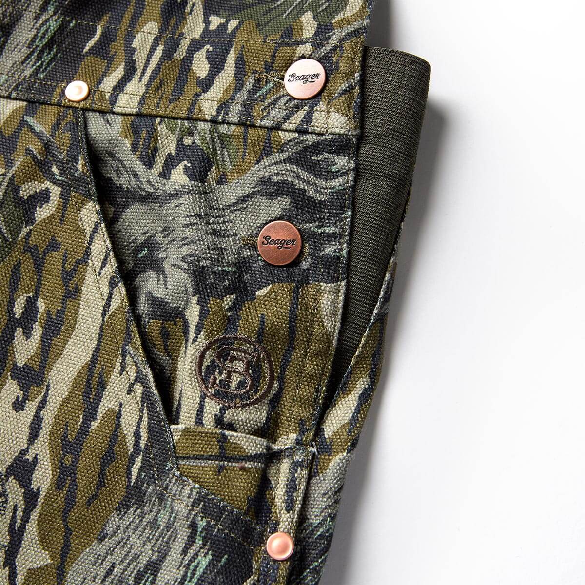 Seager x Mossy Oak Bison Double Knee Overall Original Treestand