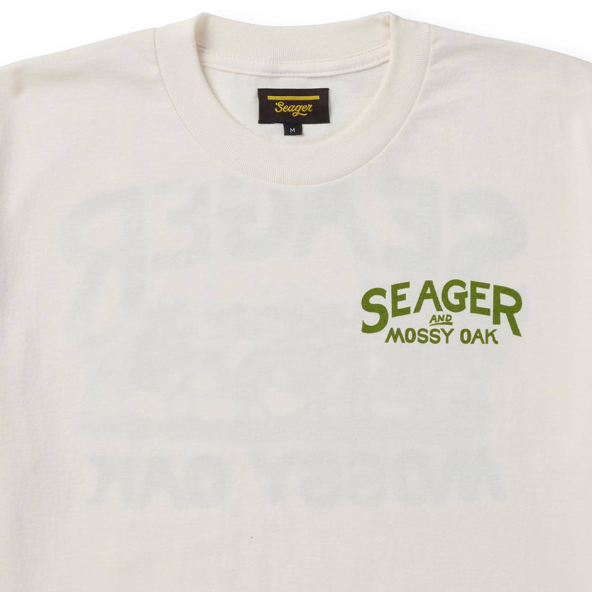 Seager x Mossy Oak Pack Out Tee Vintage White
