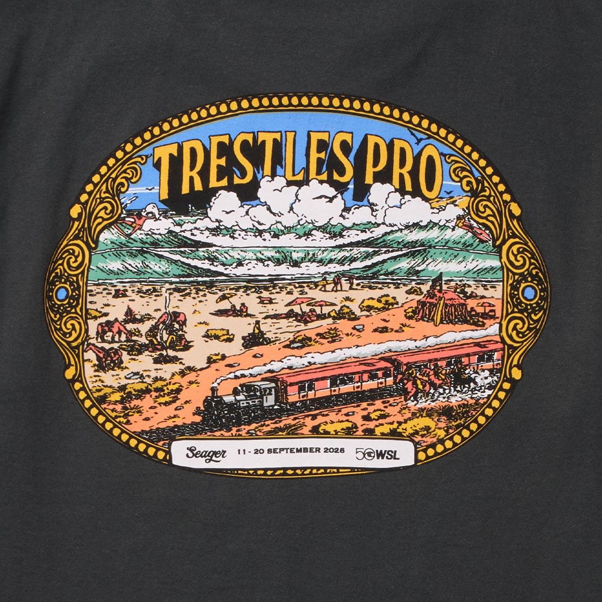Seager x WSL Trestles Pro Tee Black