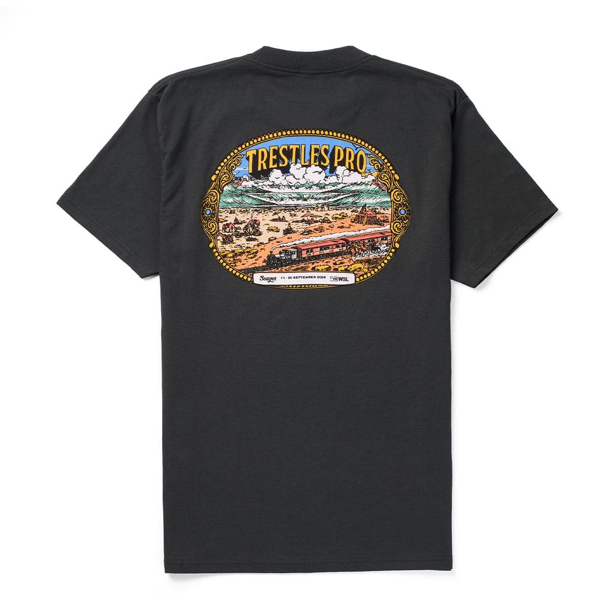 Seager x WSL Trestles Pro Tee Black