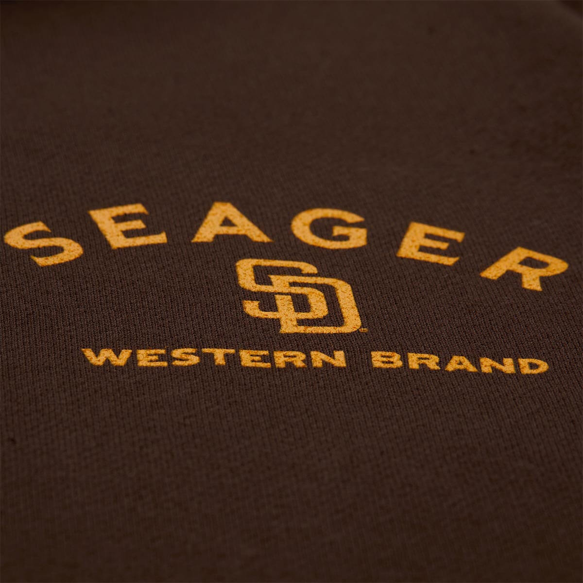 Seager x Padres Logo Hoodie Brown