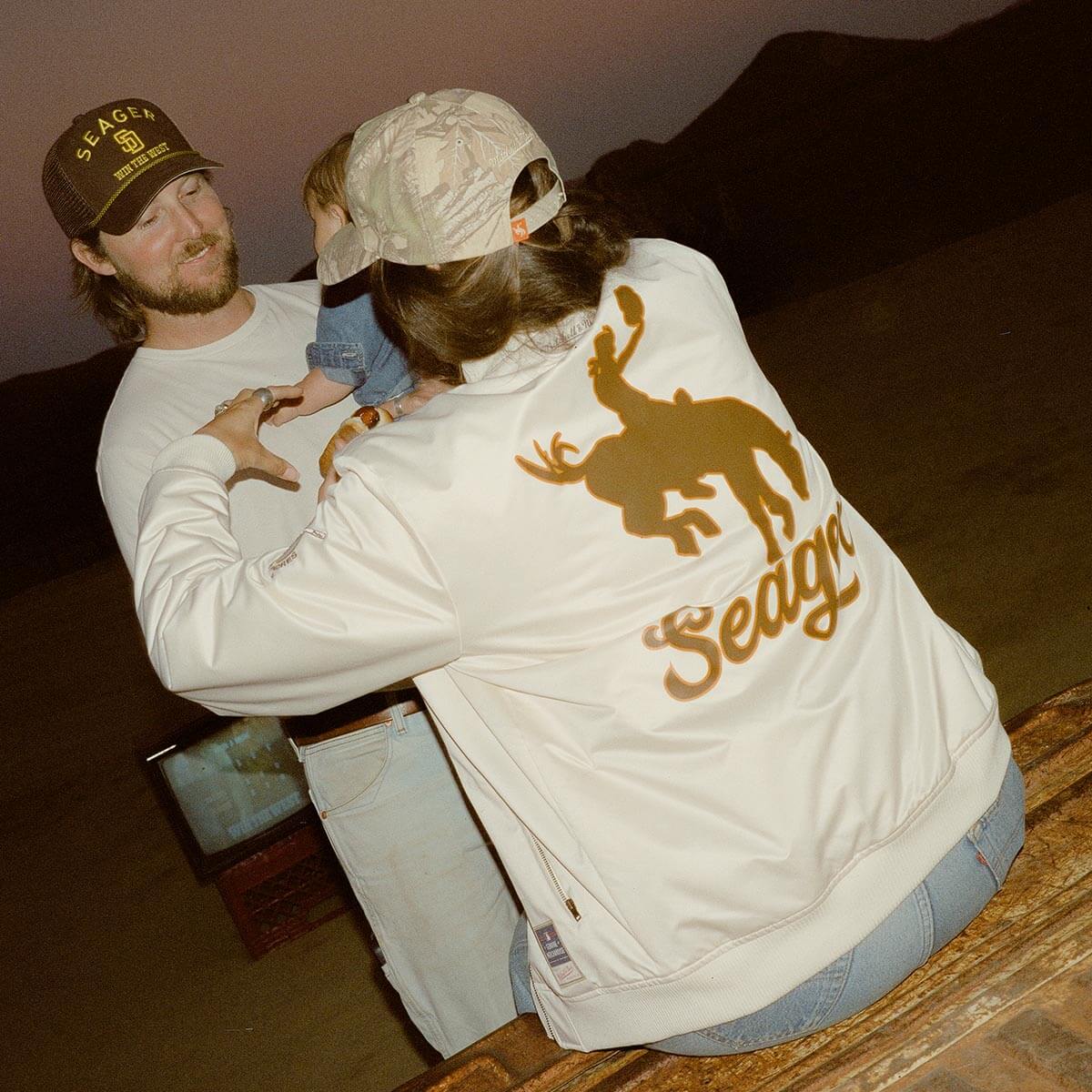 Seager x Padres Win the West Bomber Jacket Cream – Seager Co.