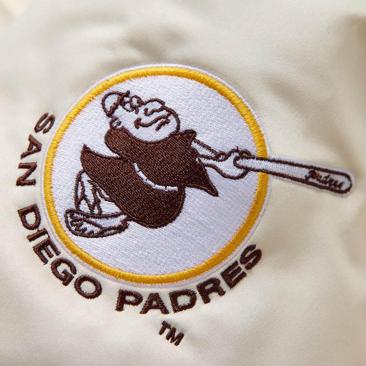 Seager x Padres Win the West Bomber Jacket Cream