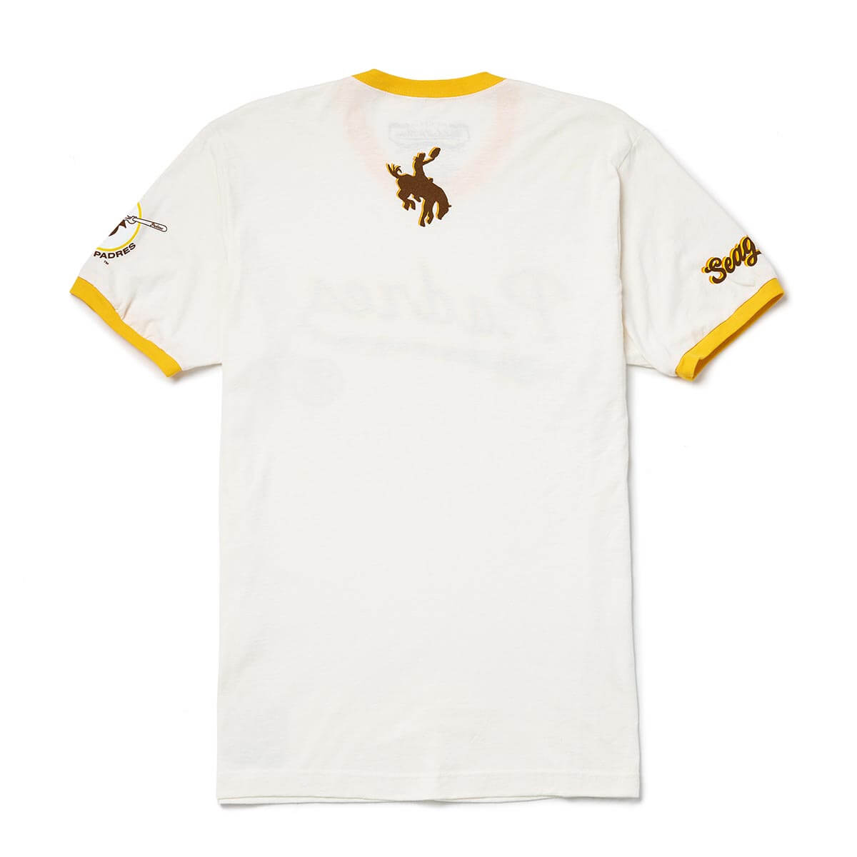 Seager x Padres Win the West Ringer Tee Vintage White