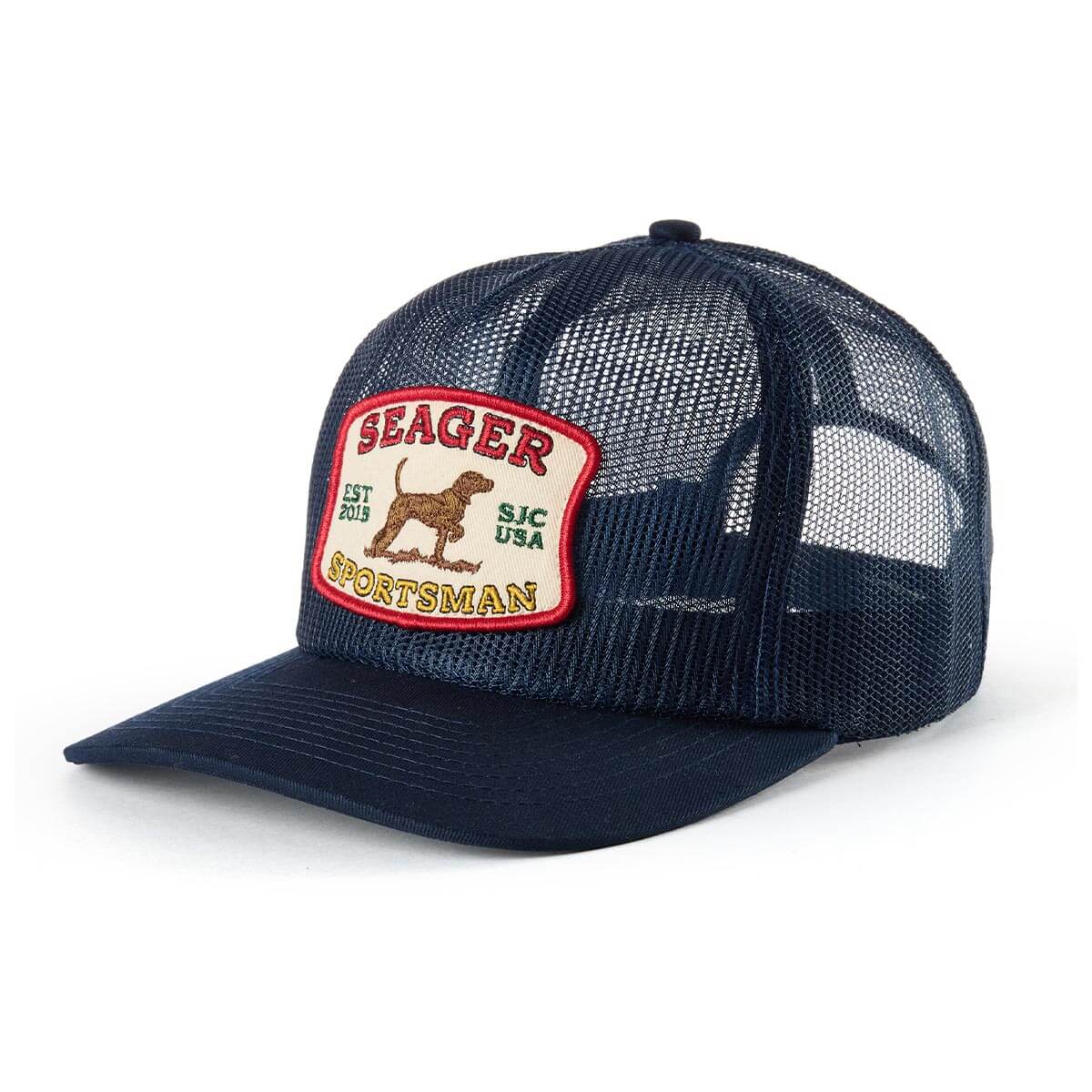 Sportsman Mesh Trucker Snapback Navy