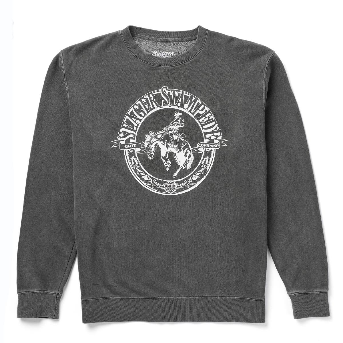 Stampede Mid-Weight Crew Pigment Black