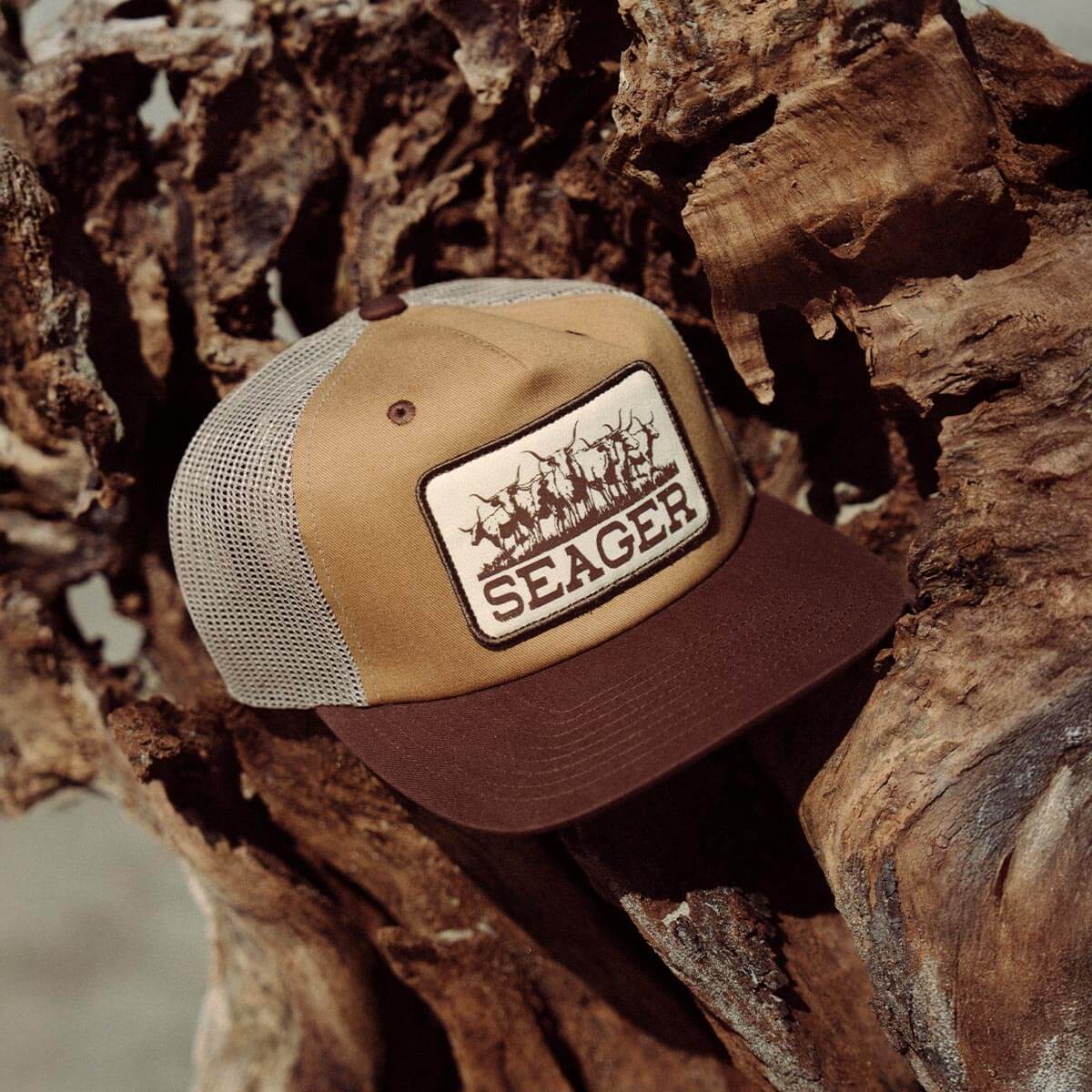 Herd Trucker Snapback Tan/Brown