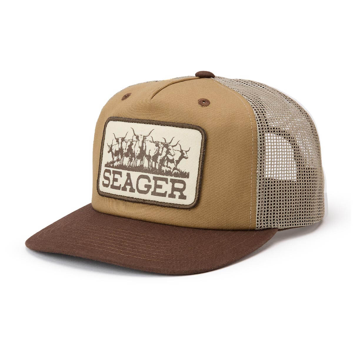 The Herd Trucker Snapback Tan/Brown