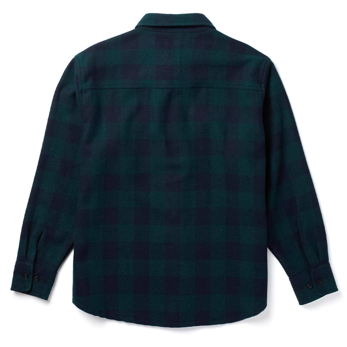 Thick Cut Heavyweight Flannel Dark Blue Green