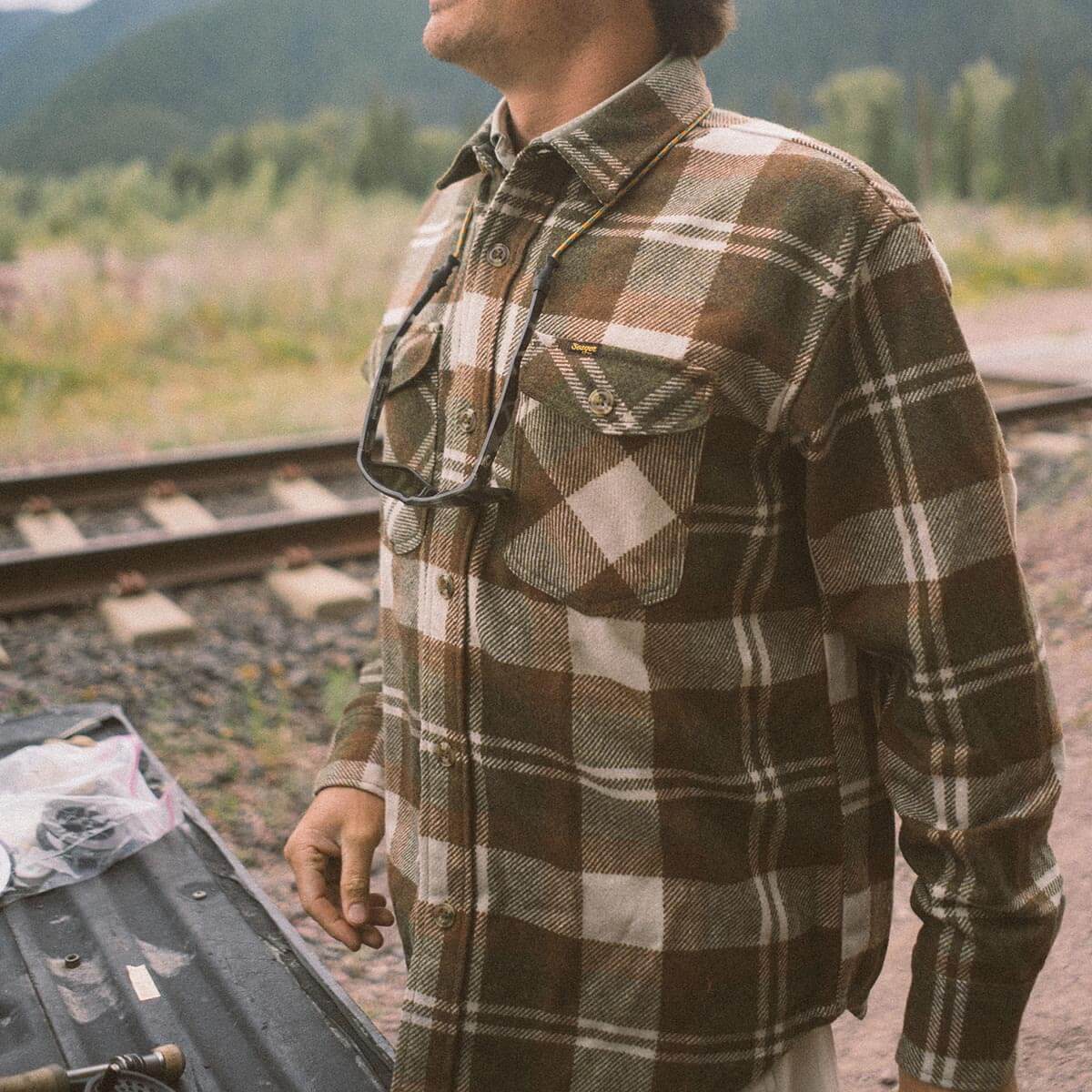 Thick Cut Heavyweight Flannel Light Khaki