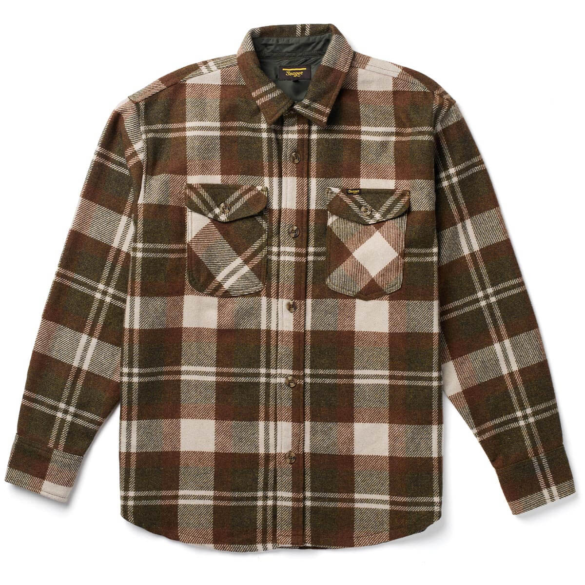 Thick Cut Heavyweight Flannel Light Khaki