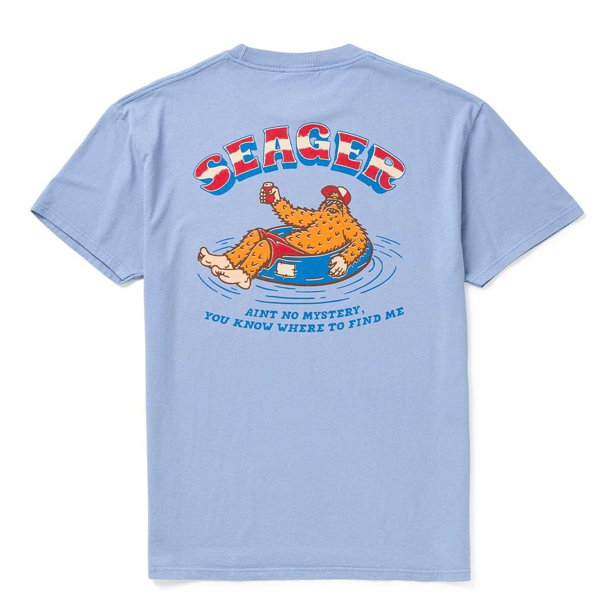 Tubular Tee Faded Denim